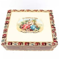 La Aroma De Cuba Monarch Empty Wood Cigar Box 8" x 6.75" x 3"