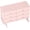 Pink, variant on Homieasy 6-Drawer Dresser for Bedroom - 43" Modern Chest of Drawers with Scalloped Front, Storage Organizer for Living Room, Hallway & Entryway,White