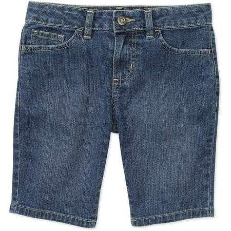 Faded Glory Girls Denim Bermuda Short