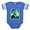 Royal Blue, variant on CafePress - Ukrainian President Zelensk - Cute Infant Baby Football Bodysuit