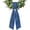 Navy Blue, variant on Navy Blue Wreath Sash for Front Door, Vintage Country Monochrome Farmhouse Wreath Bow Holiday Garland Ribbon Wreath Accessories for Home Yard Porch Doorway Fall Christmas Decorations Gifts