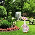 thumbnail image 6 of Porch Goose 23 inch, Spring Porch Goose Outfit, Pink Blooms, Shirt, Wide Brim Hat, Mini Umbrella, 3 Set, Easter Front Porch decor, Outdoor Porch decor, Spring Outdoor decor,, 6 of 7