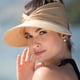 thumbnail image 3 of Sombrero pico plegable - Gorra de playa para deportes al aire libre para mujer - Nailon tejido ligero - Talla única, 3 of 5
