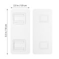 thumbnail image 4 of GOOHOCHY 10 pares de ganchos de pared adhesivos de gran resistencia, multiusos, transparentes, sin perforaciones., 4 of 8