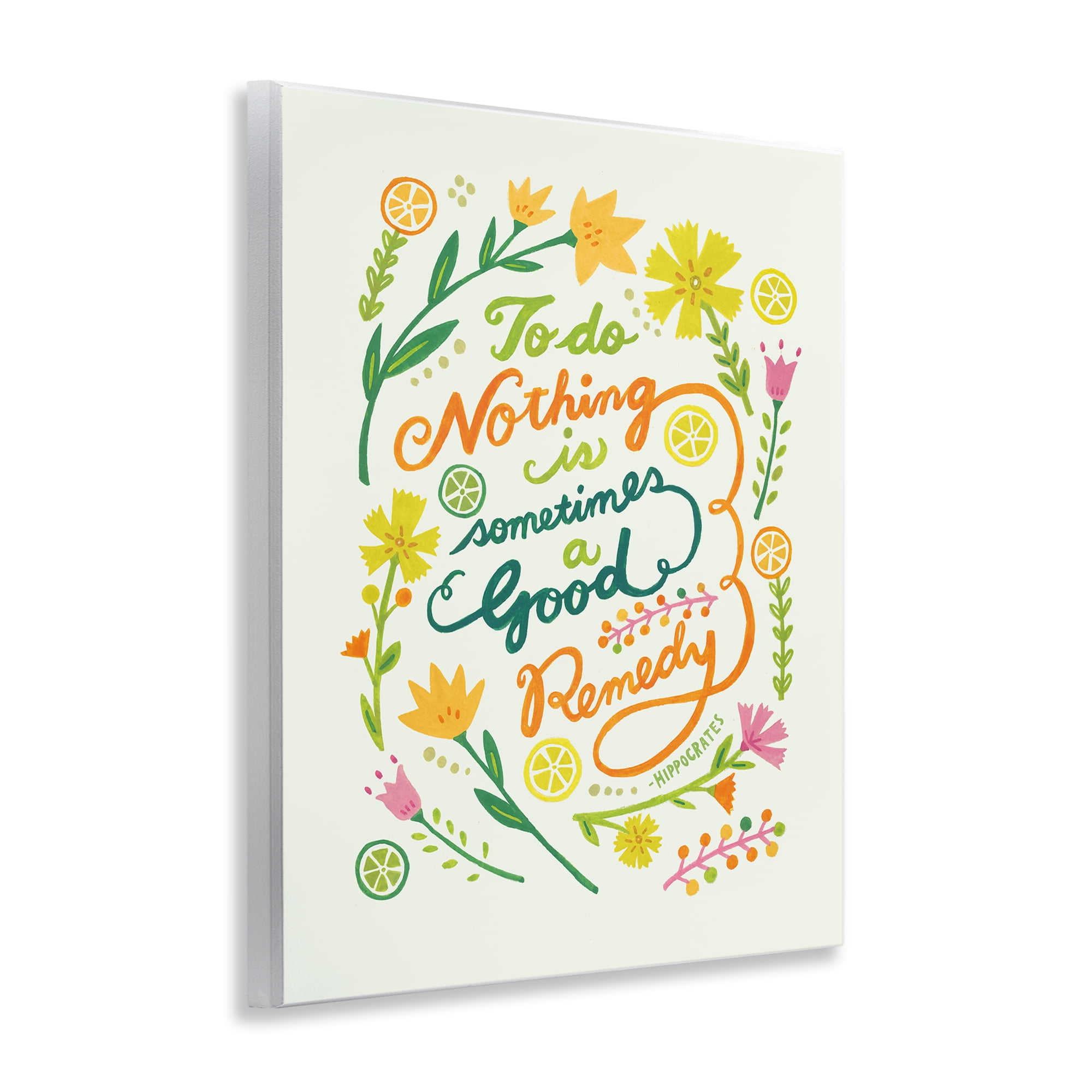 Stupell Industries Doing Nothing Good Remedy Plants & Flowers Painting Unframed Art Print Wall Art, 11 x 14