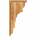 thumbnail image 3 of 8"W x 12"D x 24"H New Brighton Rough Sawn Corbel w/Backplate, Western Red Cedar, 3 of 9