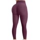 thumbnail image 1 of Pantalones de yoga de cintura alta para mujer Control de barriga Adelgazante Leggings texturizados para correr Entrenamiento Ruched Butt Lift Pants Adepaton WMZL-864-107, 1 of 4
