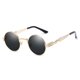 thumbnail image 1 of Round Sunglasses Metal Gold Black Lens - Gold Frame, 1 of 2
