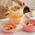 thumbnail image 4 of Microwave Safe Serving Bowl With Lid And Handles For Noodles Rice And Salads Pig Face Design, 4 of 8
