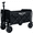 Black, variant on Expandable Dual-Layer Utility Wagon with 100% Extra Space - 225lbs Grocery Cart for Camping, Shopping, Sports, Gardening, Fishing, Pink