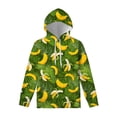thumbnail image 5 of Sudadera con capucha con estampado 3D de frutas tropicales para hombre, moda urbana, informal, con estampado de plátano, manga larga, 5 of 5