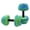 Green-2pcs, variant on 2pcs Portable Aquatic Fitness Water Dumbbells, Safe Floating Exercise Weights, Professional Training Equipment for Adult Beginner Pool Workout and Outdoor Water Sports Physical Training, Green