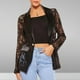 thumbnail image 1 of Cárdigan de moda para mujer, cuello alto, manga larga, informal, camiseta, blusa lisa, traje de encaje, cárdigan, abrigo para mujer, 1 of 9