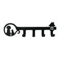 thumbnail image 2 of Mohdy Creative Wrought Iron Towel and Key Hooks,Hook Install Bathroom Towel Mount Easy to Key Rack for Wall Hanging Towel Holder Bathroom Products,Material:High Quality, 2 of 9