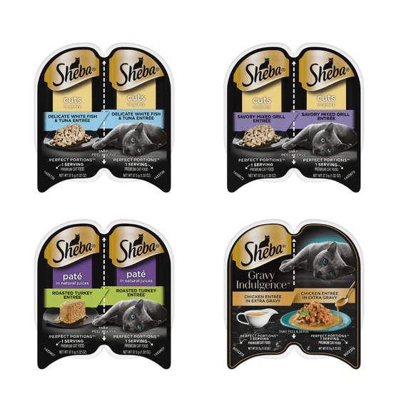 Sheba Kitten Paté Chicken & Salmon – 12 Variety Pack