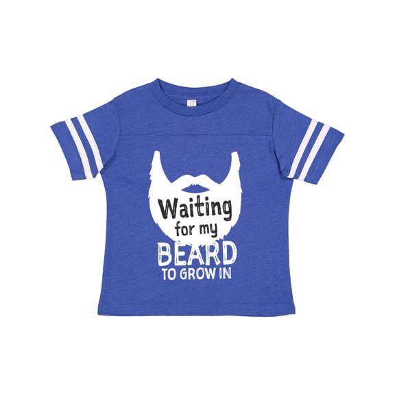 Inktastic Waiting for My Beard to Grow in Boys Toddler T-Shirt