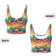 thumbnail image 5 of Lsque Hello Summer Printed Women'S Sports Bra, Compression, Moisture Wicking, High-Impact Sports Bra For Women,Supportive sports bra-XX-Large, 5 of 9