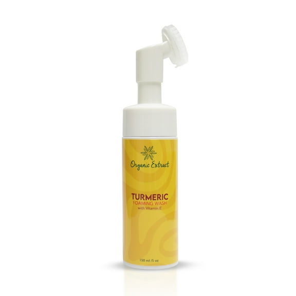 Organic Extract Turmeric Foaming Anti Aging Facial Cleanser 150ml - for Radiant Skin, addressing Skin Care Concerns.