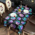 thumbnail image 2 of Colorful Halloween Pumpkins Pattern Rectangle Tablecloth 60"x102",Waterproof Polyester Rectangle Table Cloth, Wipeable Spillproof Polyester Tablecloth for Dining, Camping, Indoor and Outdoor, 2 of 6