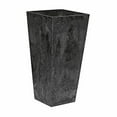 thumbnail image 2 of Root & Vessel Ella Tall Planter, Black, 13.5", 2 of 11