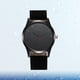 thumbnail image 2 of EeaseMX Reloj de pulsera analógico de cuarzo para hombre, diseño sencillo, correa de cuero, estilo clásico, de lujo (negro), 2 of 7