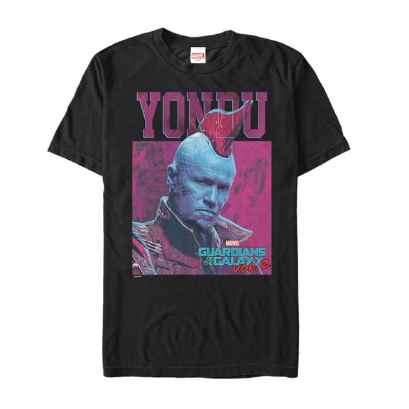 Men's Marvel Guardians of the Galaxy Vol. 2 Yondu Punk  Graphic Tee Black Large