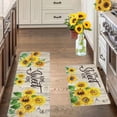 thumbnail image 1 of asddcavvf Sunflower Kitchen Mat Small Fresh Garden Atmosphere Kitchen Floor Mat Entry Door Mat Dirt Foot Mat Throws Soft, 1 of 7