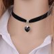 thumbnail image 4 of Love Pendant Necklaces Silicone Material Heart Necklace For Women Jewelry Gift--Black-Product code 55909 Blue, 4 of 5