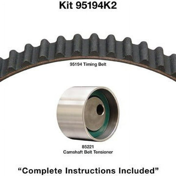 Dayco 95194K2 Timing Belt Kit Fits select: 1996-1997 GEO METRO, 1998-2000 CHEVROLET METRO