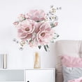 thumbnail image 4 of Splihome Removable Peony Flower Diy Pvc Wall Sticker Home Decal Mural Room Decor Diy, 4 of 9