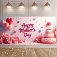 thumbnail image 7 of Floral Happy Mother's Day Backdrop Banner Decoration Background Flower Print Party Supplies Wall Hanging Photography Props Mother's Day Celebration, 7 of 7
