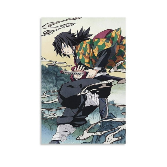 Demon-Slayer Anime Poster (42) Posters Art Print Wall Photo Paint Poster Hanging Picture Family Bedroom Decor Gift 12x18inch(30x45cm)