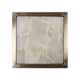 thumbnail image 4 of Kate and Laurel Jaspur Modern Square Drink Table, 7 x 7 x 21, Natural Quartz and Brass, Decorative Contemporary Accent Table for Stylish Display and Storage, 4 of 9