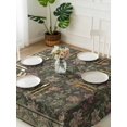 thumbnail image 3 of Sage Green Floral Suqare Tablecloth - 54 x 54 Inch, Ethnic Tribe Abstract Art Flowers Waterproof & StainResistant Tablecloth, Washable Oil-proof Table Cover for Dining/Party/Wedding/Camping/Buffet, 3 of 9