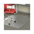 thumbnail image 6 of Lorell Wide Lip Low-pile Chairmat Carpeted Floor - 53" Length x 45" Width x 0.12" Thickness - Lip Size 12" Length x 25" Width - Vinyl - Clear, 6 of 7