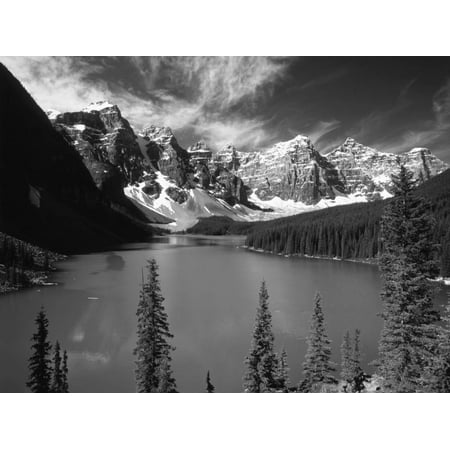 Moraine Lake Banff National Park Wenkchemna Peaks Reflected in Moraine Lake, Banff National Park, Alberta, Canada Print Wall Art By Adam Jones ()