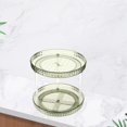 thumbnail image 5 of 360 Degree Rotatable Cosmetic Display Case, Storage Multifunction Display Stand Holder Vanity Tray for Dresser Shelf Kitchen Countertop 2 Layers Green, 5 of 8