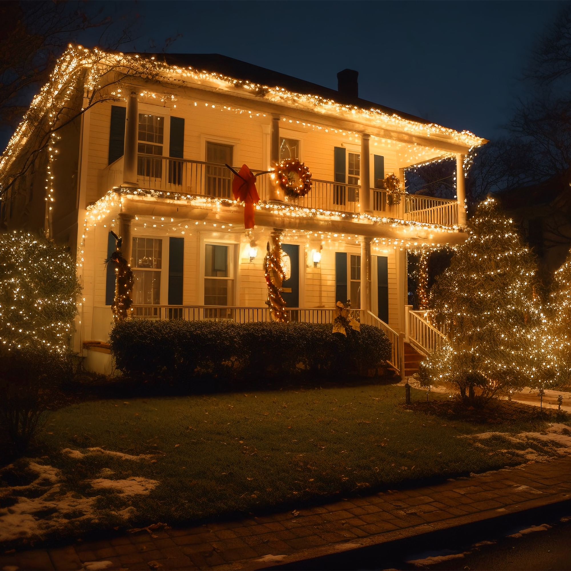 Magotan 16ft 100 LED Warm White Christmas Lights photo 3