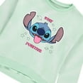 thumbnail image 6 of Disney Lilo & Stitch Girls Sweatshirt -Stitch Pullover Crewneck Sweatshirt- Sizes 4-16 Mint, 6 of 6