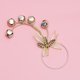 thumbnail image 4 of Adornos de campanas de Navidad, diseño de anillo colgante de hierro, colgante, decoración del árbol de Navidad, accesorios decorativos para el hogar, puertas, ventanas, jardín, patio (dorado), 4 of 7
