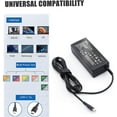 thumbnail image 5 of 65W Universal USB Type-C Power Supply Adapter Cord for HP Lenovo Dell Acer Asus Samsung Chromebook ADLX45YDC2A ADLX45UCCU2A ADLX45UDCG2A ADLX65YLC3A GX20P92530 PA1450-33HQ 860066-001 918337-001, 5 of 7