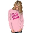 thumbnail image 4 of Breast Cancer Awareness Crush Cancer Women's Long Sleeve T Shirt Brisco Brands S, 4 of 6