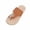 Orange, variant on Women's Toe Loop Wedge Slide Sandals Braided Platform Southwestern Boho Sandals Orange 5.5
