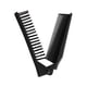 thumbnail image 3 of Cepillo de Peine plegable Macarena para el cabello Doble cabeza Portátil Herramienta de peinado Mini Peine Cepillo giratorio Negro, 3 of 8