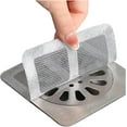 thumbnail image 4 of Pieces Disposable Shower Drain Cover Hair Trap Shower Mesh Floor Sink Strainer Filter Sticker Bathroom 10 Pieces 10 Pieces Disposable Shower Drain Cover Hair Trap Shower Mesh Floor Sink Strainer Fi, 4 of 5