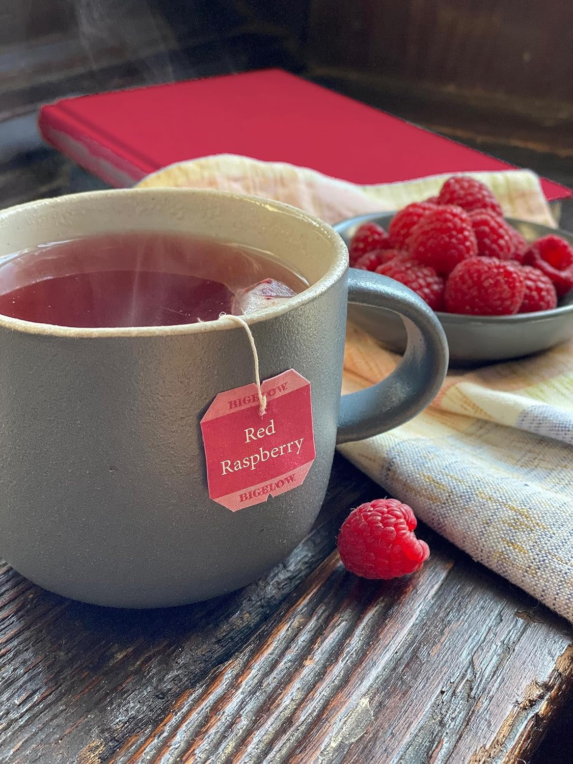 Bigelow Tea Herbal Tea Caffeine Free Red Raspberry - 20 Tea Bags Pack of 4