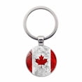 thumbnail image 1 of Canadian Souvenir Keychain Durable Metal Carabiner Clip For Keys Luggage Backpack And Giving, 1 of 4
