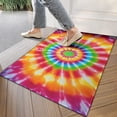 thumbnail image 4 of Colorful Tie Dye Spiral Mandala Door Rugs,Washable Non Slip Door Mats Indoor,Decorative Door Mats,Entry Mat Indoor for Entrance,Bedroom,Kitchen,Bathroom,17"x30", 4 of 6