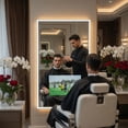 thumbnail image 6 of Soulaca 24" W x 40" H Smart Mirror with 22" Screen Display with webOS LED Light Salon Entertainment Streaming TV Apps for Barber Shops, Beauty Studios Voice Control, 6 of 9