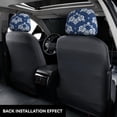 thumbnail image 5 of 2 PCS Car Headrest Cover, Traditional vintage navyblue print Soft Car Seat Head Rest Cover Protector Interior Car Accessories Seat Covers for Cars Truck Auto Only Covers, 5 of 8